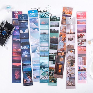 Nhãn dán stickers trang trí thủ công nghệ thuật dùng làm thiệp/trang trí sổ tay/DIY/scrapbook/bulletjournal