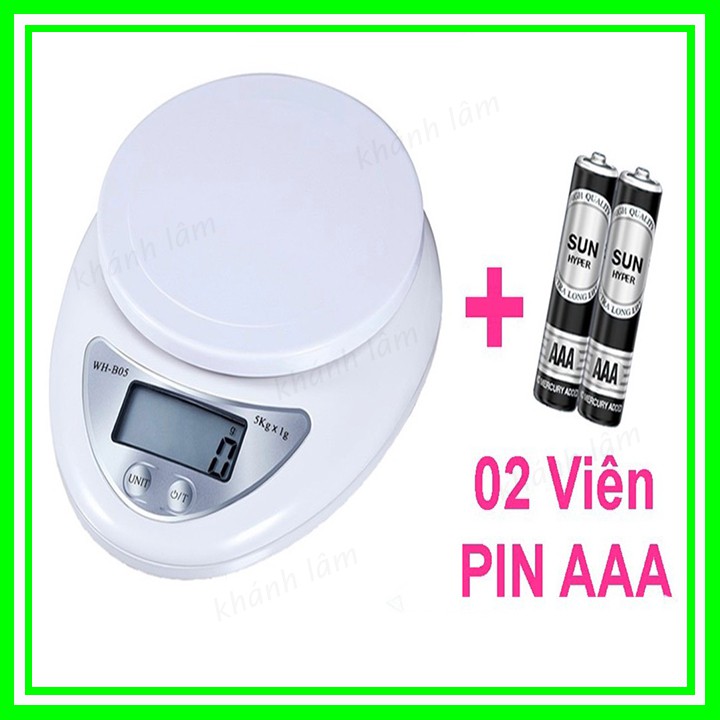 Cân điện tử mini cân thực phẩm Electronic Kitchen Scale (có pin)