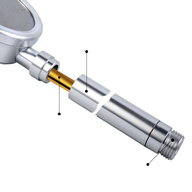 Bộ vòi sen tăng áp Lux LX009 - TĂNG ÁP TỐI ĐA 400% - Tay sen + Dây + Gác cài