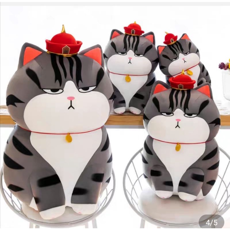 Gấu Bông Mèo Hoàng Thượng Ngôi -  Mèo Hoàng Thượng Siêu To Khổng Lồ- Xưởng Sỉ Gấu Bông Mua Lẻ Giá Sỉ.