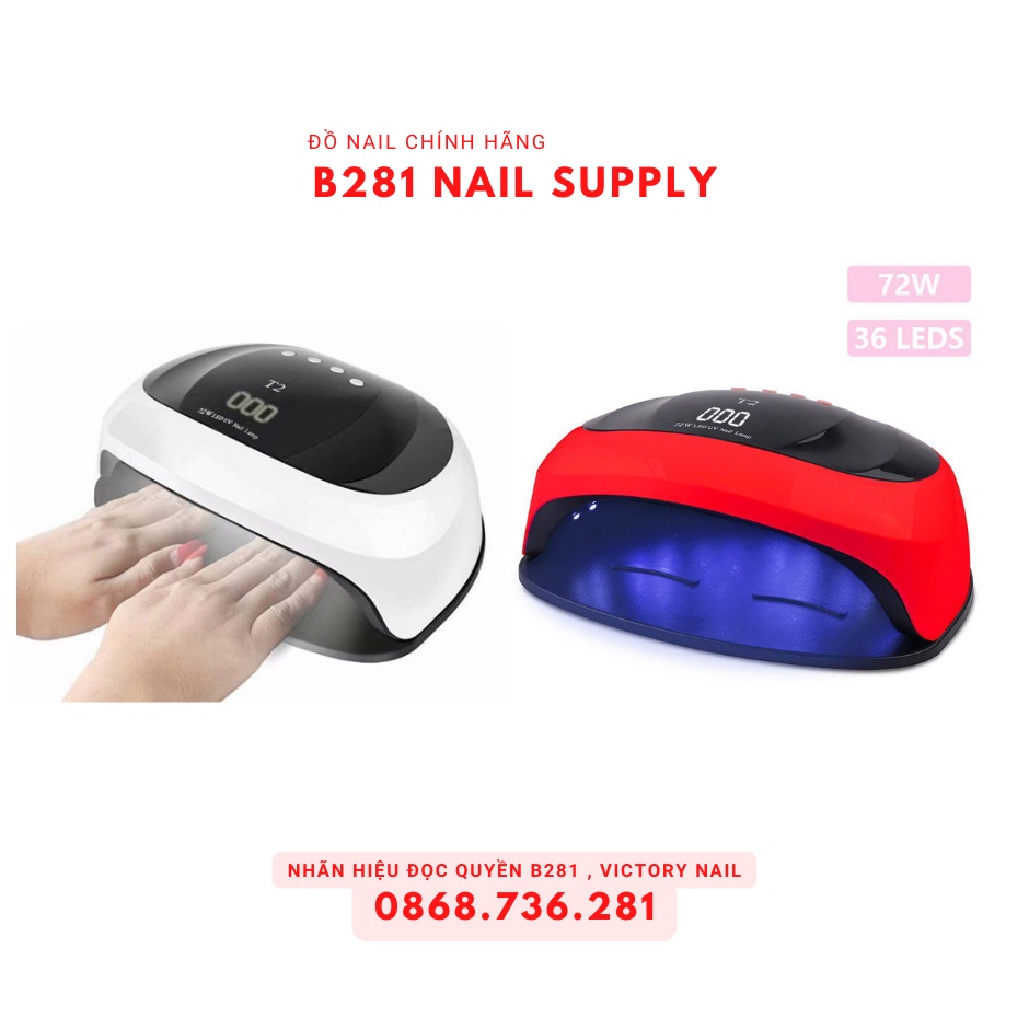Máy Hơ Gel 72W T2 UV LED Có Bảo Hành