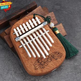 GECKO 8 Keys Finger Kalimba Thumb Piano Portable Beginners Keyboard Marimba Wood Musical Instrument