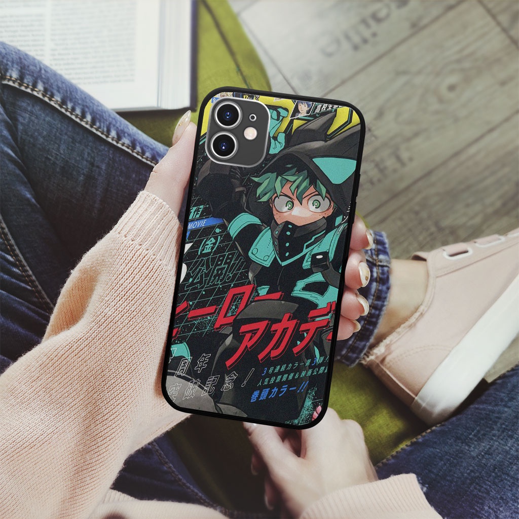 Ốp Lưng sillicon my hero academia vintage style pro 13 11 12 promax 7 8 plus xs X Xr VTM20210010