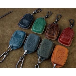 Bao da chìa khóa ô tô handmade vinfast vf e34/ vf8 / vf9 da bò thật