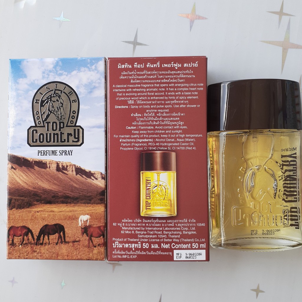 NƯỚC HOA NGỰA TOP COUNTRY THÁI 50ml