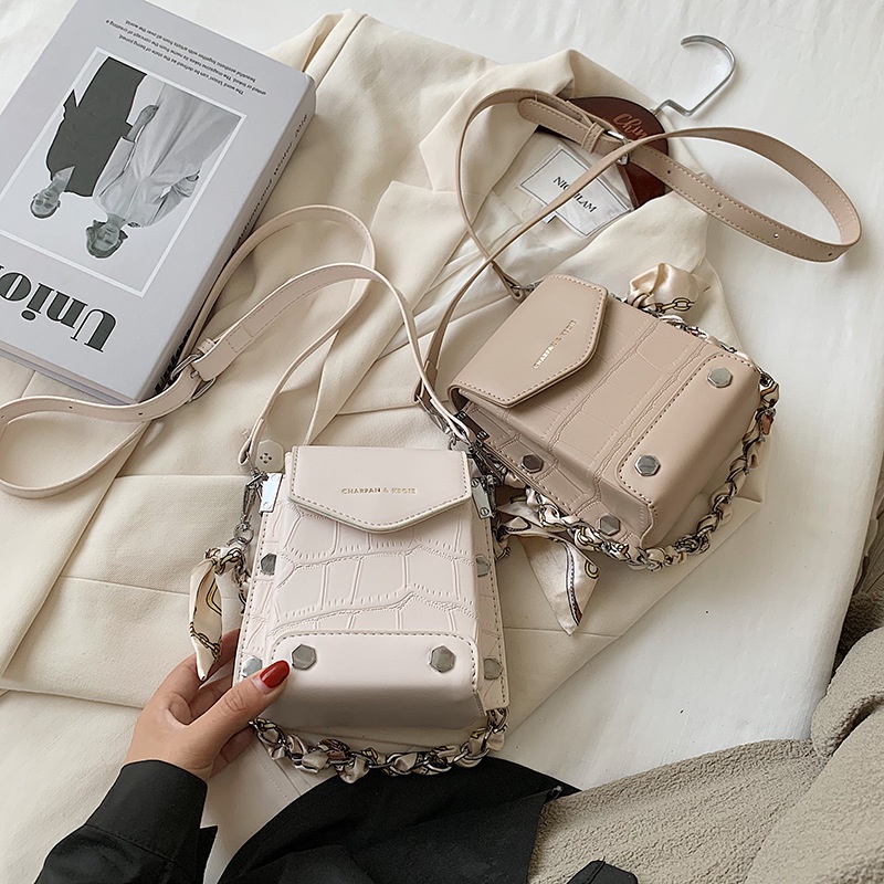 Túi Đeo Chéo Dây Xích Thiết Kế Nhỏ Nhắn Phong Cách Mới 2022 Thời Trang Cao Cấp Cho Nữ