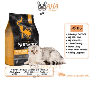 Thức ăn hạt cho mèo tai cụp - nutrience subzero bao 2,27kg - thức ăn cho mèo, gồm 4 loại thịt cá, rau củ, trái cây