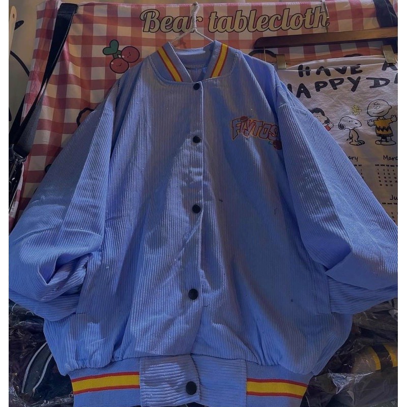 ÁO KHOÁC BOMBER ULZZANG CHẤT NHUNG TĂM CỰC HOT (hình thật) | BigBuy360 - bigbuy360.vn