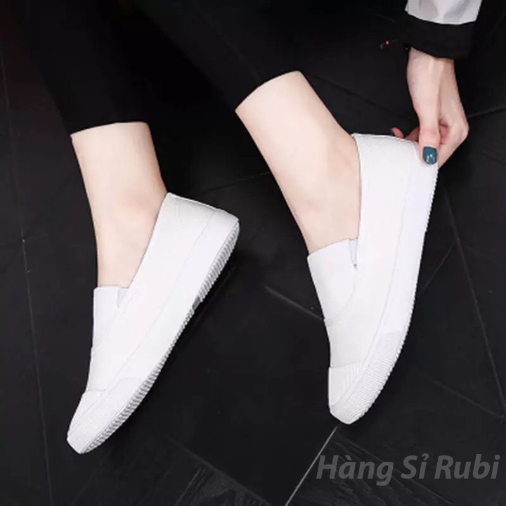 [Freeship] giày thời trang nữ hàn quốc, giày lười nữ trắng, giày nữ đi học giá rẻ, giày mọi nữ hàn quốc | BigBuy360 - bigbuy360.vn