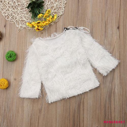 Áo Sweater Dệt Kim Thời Trang Cho Bé Gái