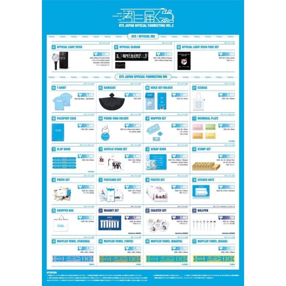 [OFFICIAL MERCH] Áo raincoat BTS Japan fmt vol3 hàng sẵn lucky box