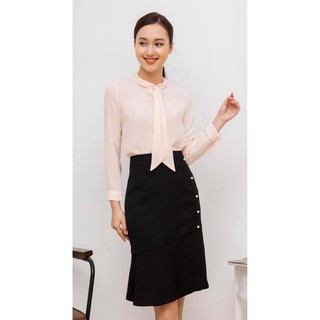 Chân váy công sở dáng đuôi cá