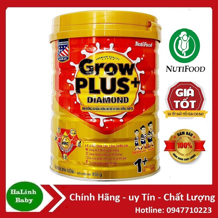 Sữa Grow Plus GrowPlus Diamond 1+ 850g (Date 2022)