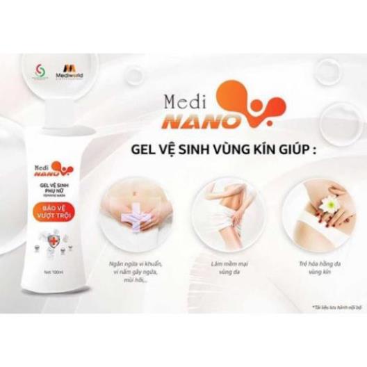 GEL VỆ SINH PHỤ NỮ MEDINANO 100ml