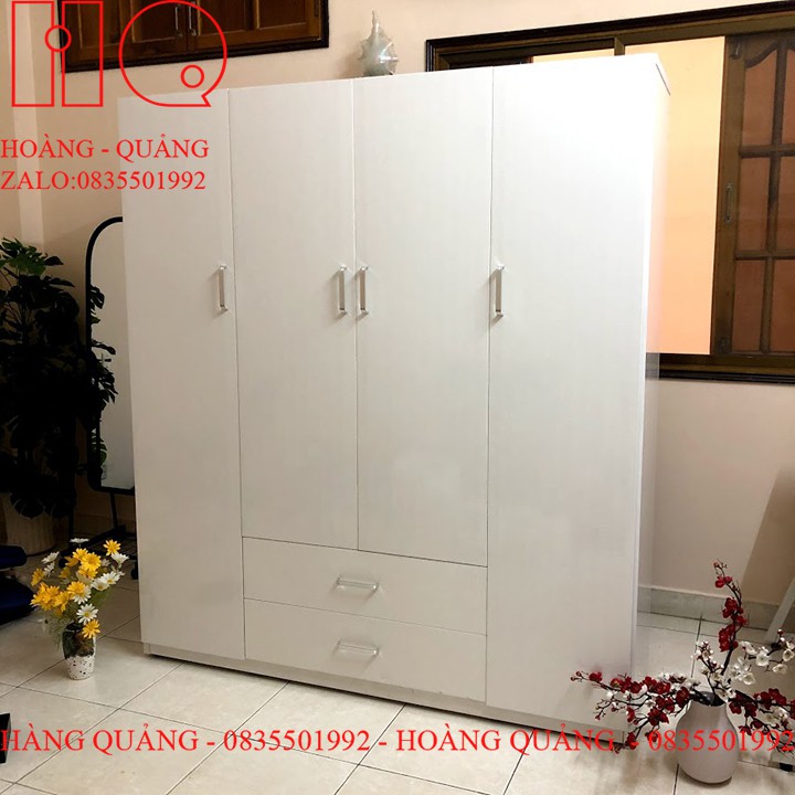 Tủ Quân Áo 4 Buồng-Tủ Nhựa Đài Loan cao  chống nước tuyệt đối-MIỄN PHÍ GIAO HÀNG HCM