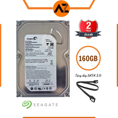 Ổ Cứng Laptop Seagate HDD 160GB / 250GB / 320GB / 500GB (Bảo hành 24 tháng)