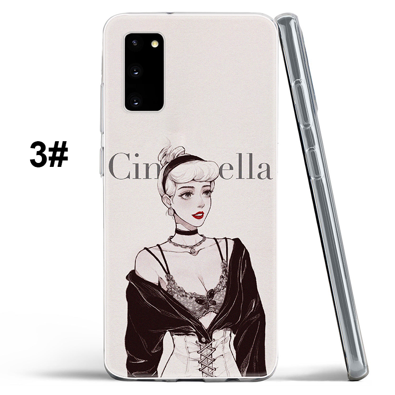 Ốp Điện Thoại Silicon Mềm Trong Suốt Hình Công Chúa Disney Ma15 Cho Samsung Galaxy S10 S10E S9 S8 Plus S7 Edge S8 + S9 + S7Edge Hoạt Hình