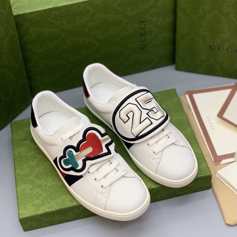 Giày sneaker Gucci tag Love 25 họa tiết LA on web fullbox [ Lux Bou ]