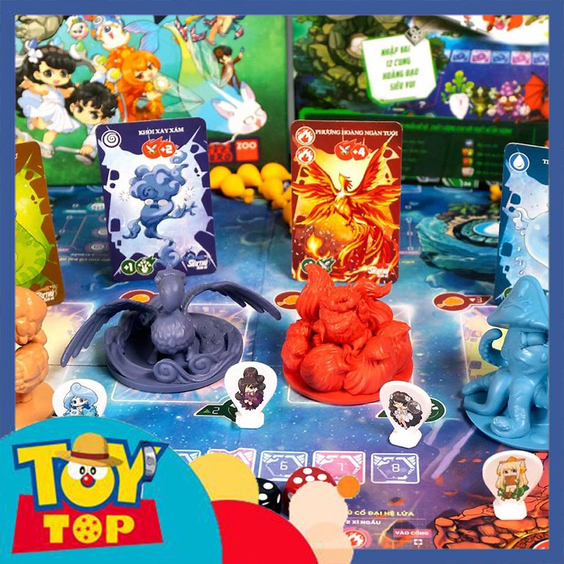 Bộ trò chơi Boardgame Lớp học mật ngữ - Board game siêu thú ngân hà