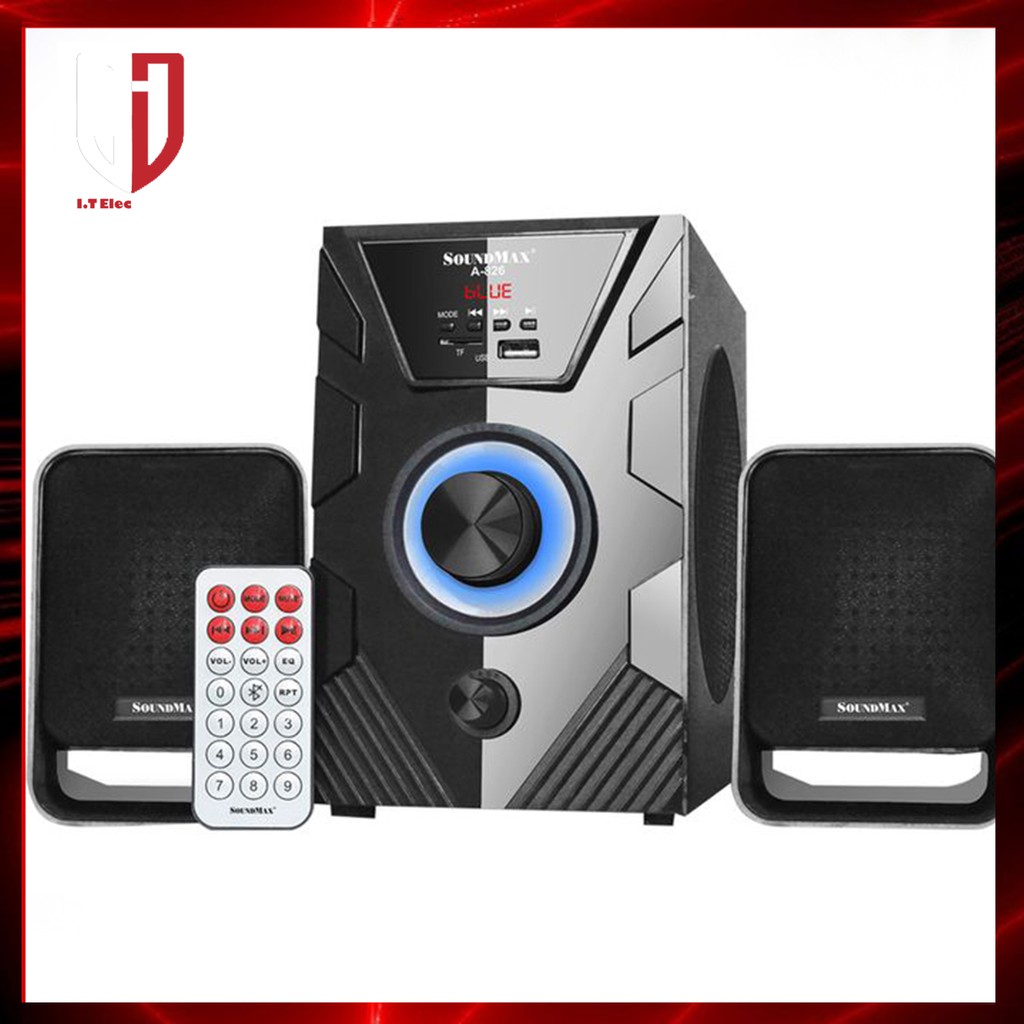 Loa máy tính buluetooth để bàn công suất lớn 2.1 SOUNDMAX A826 loa pc bass mạnh