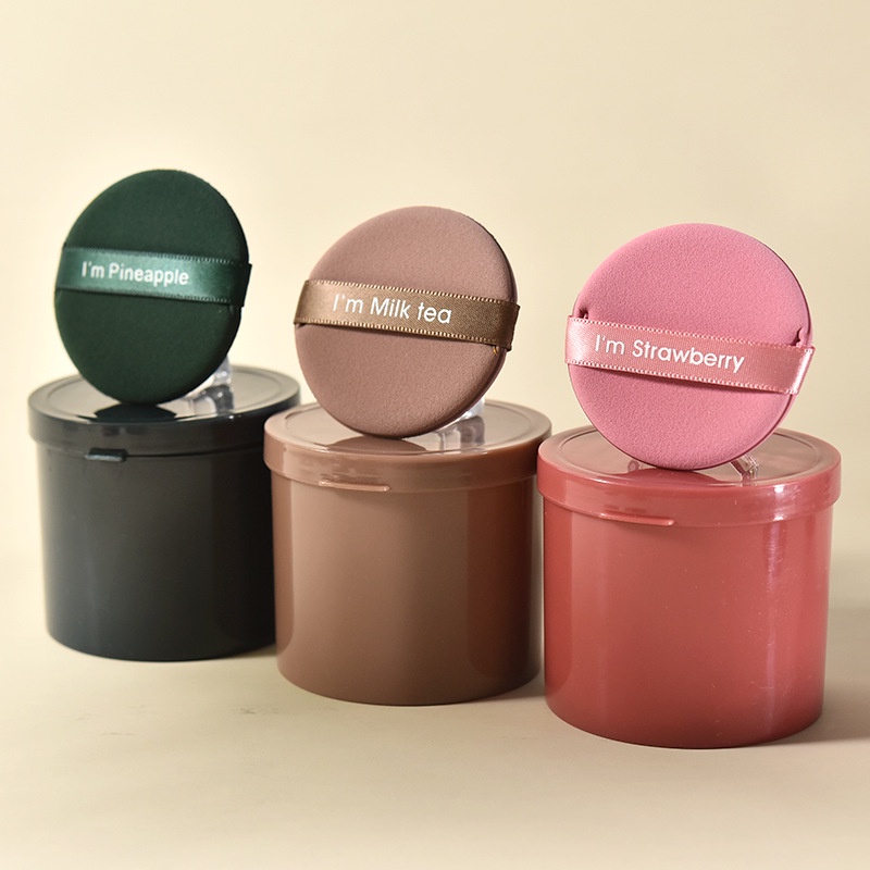 Air Cushion Powder Puff Non Latex Dry Wet Dual-use BB Cream Round Sponge Puff Makeup Tool