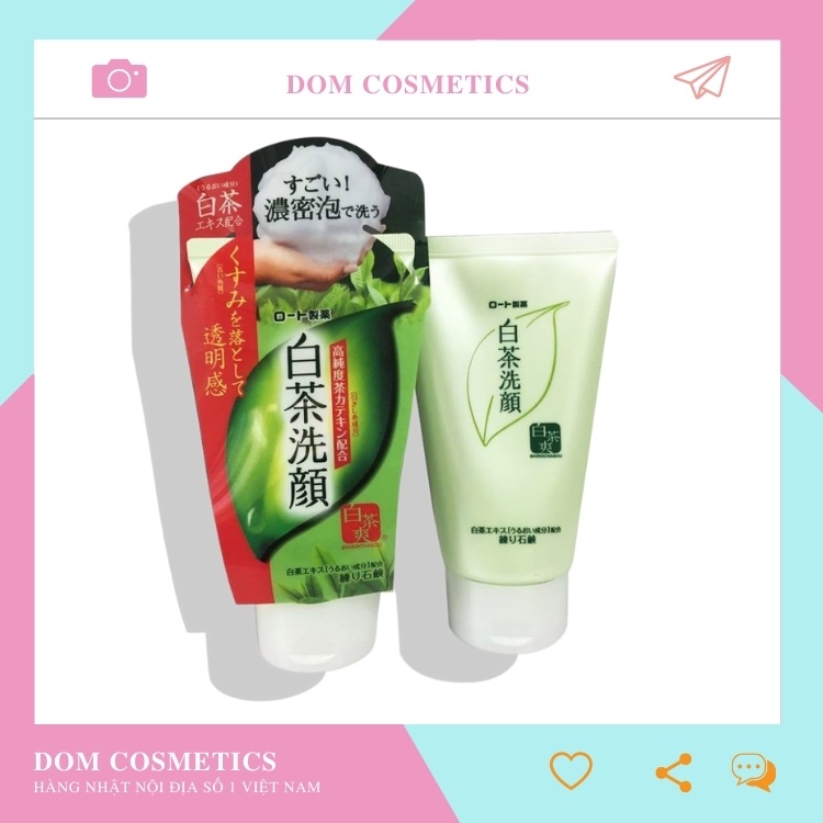 Sữa Rửa Mặt Trà Xanh ROHTO 120g Nội Địa Nhật