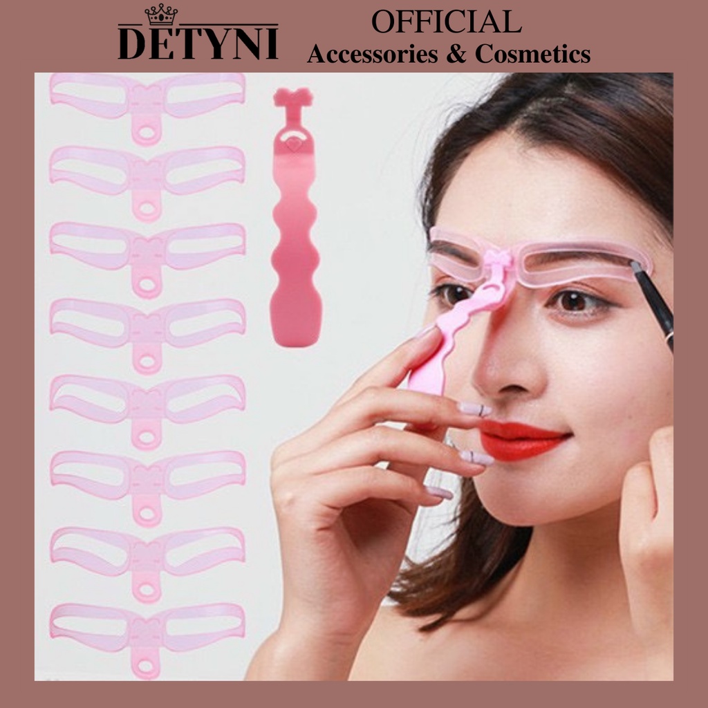 Bộ 8 Khung Kẻ Chân Mày Magic [GIÁ CỰC RẺ]  Cầm Tay Siêu Tiện Lợi | BigBuy360 - bigbuy360.vn