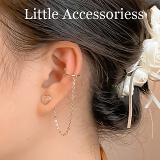 Khuyên Tai Kẹp Vành Hình Trái Tim Cho Nữ, Phụ Kiện Thời Trang Bông Tai Hiện Đại Trẻ Trung  ER014