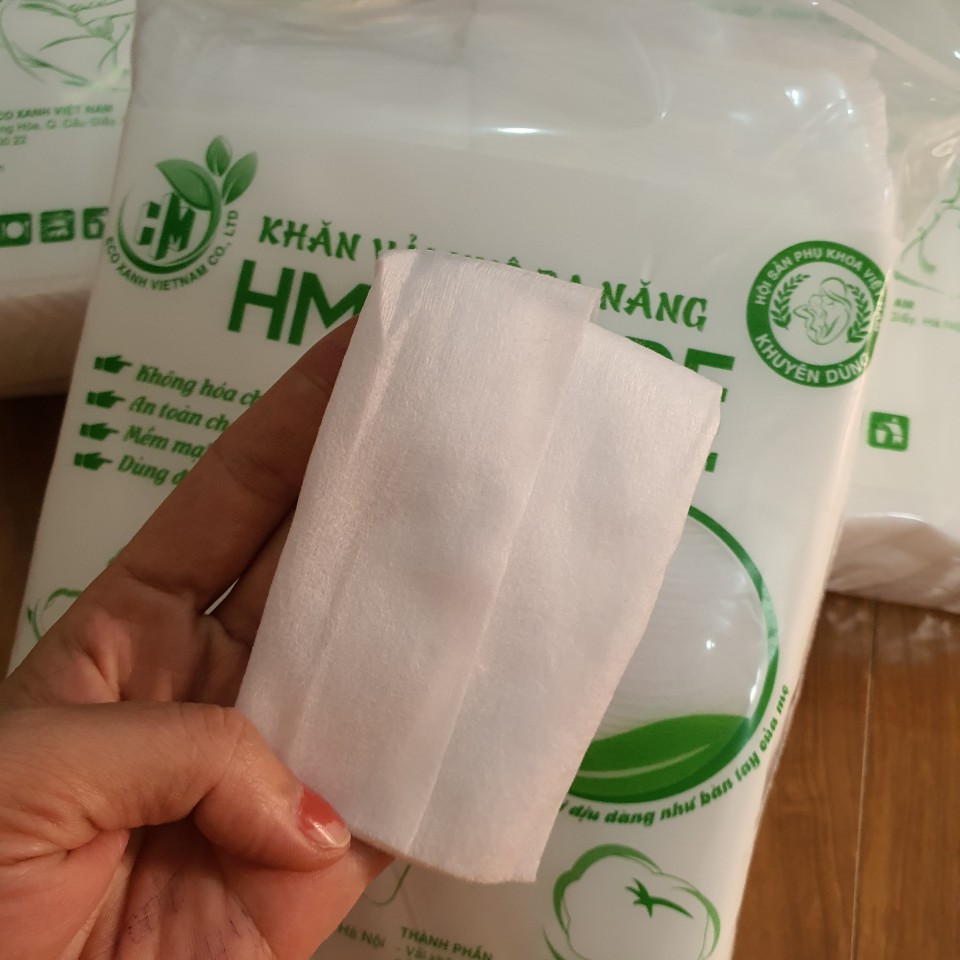 [CHÍNH HÃNG] Khăn khô đa năng, Khăn giấy khô đa năng HMNATURE - gói 300gr