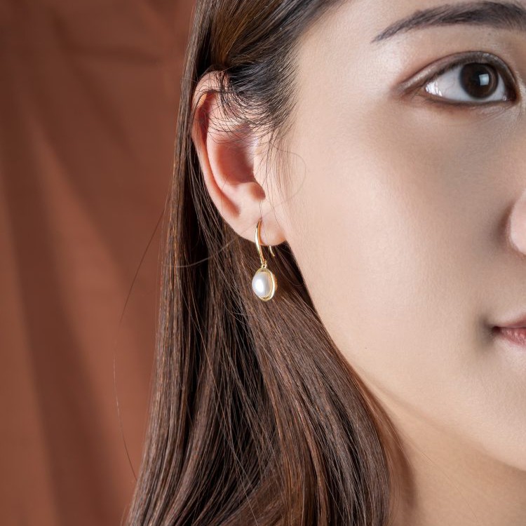 Khuyên Tai Bạc Mon Lilas Quý Phái Earring K0420001-2