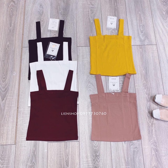 ÁO CROPTOP 2 DÂY BẢN TO MS80728