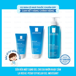 La Roche Posay Effasclar Purifying Foaming Giải Pháp Cho Làn Da Nhạy Cảm, Dễ Nổi Mụn 50ml ~