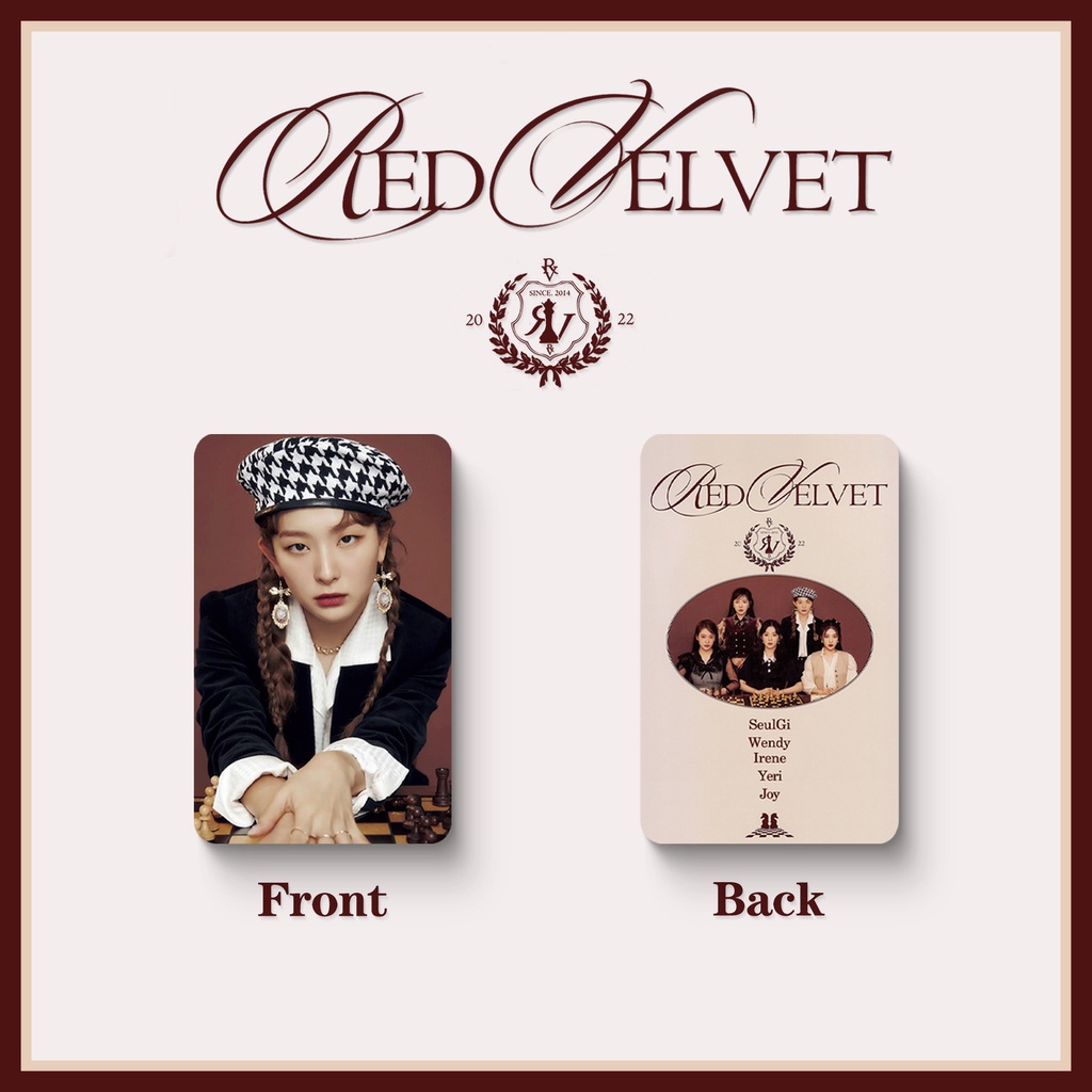 Red Velvet 2022 SEASON'S GREETINGS Photocard Official Card