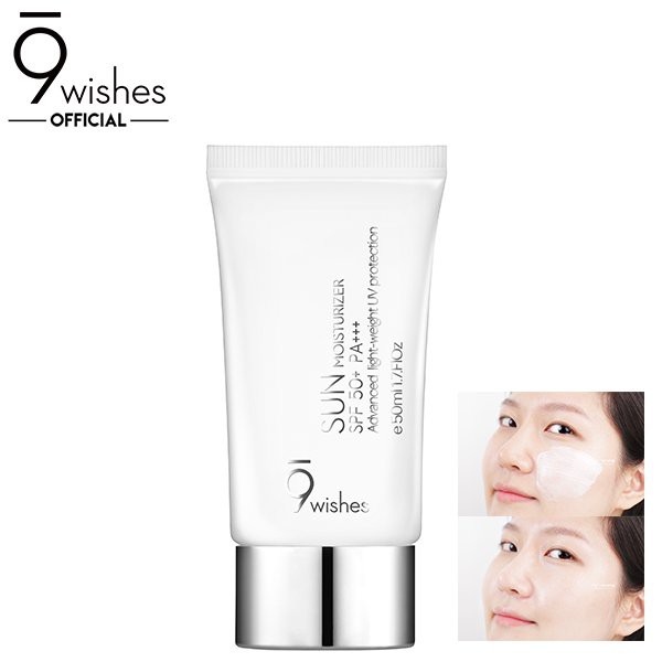Kem Chống Nắng 9 Wishes Sun Moisturizer SPF 50+ PA +++