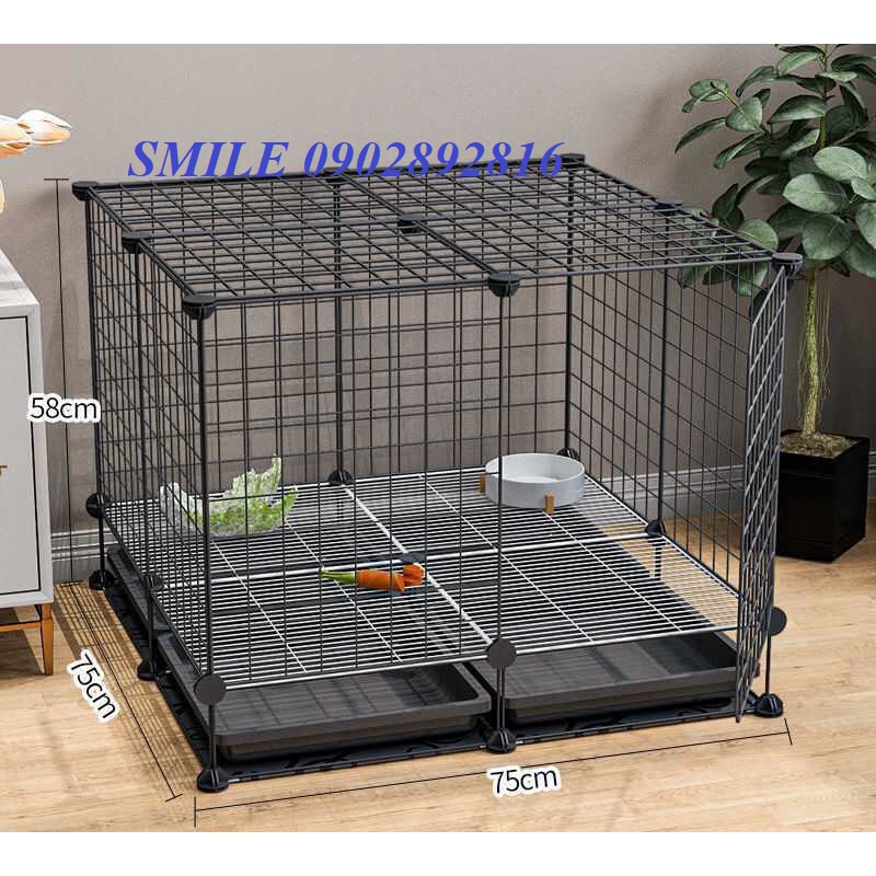 [BÁN THEO BỘ] Lồng Chuồng, Nhà Dành Cho Chó Mèo Thú Cưng Tặng Khay Vệ Sinh - Chuồng Nuôi Thú Cưng Sơn Tĩnh Điện