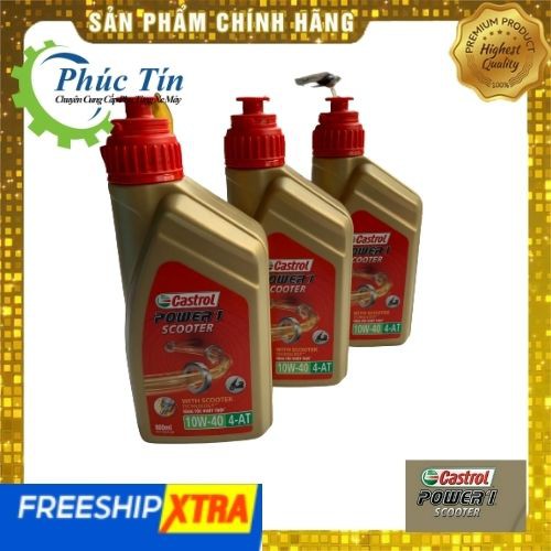 Nhớt xe tay ga cao cấp Castrol Power 1 Scooter 800ml dùng xe máy tay ga
