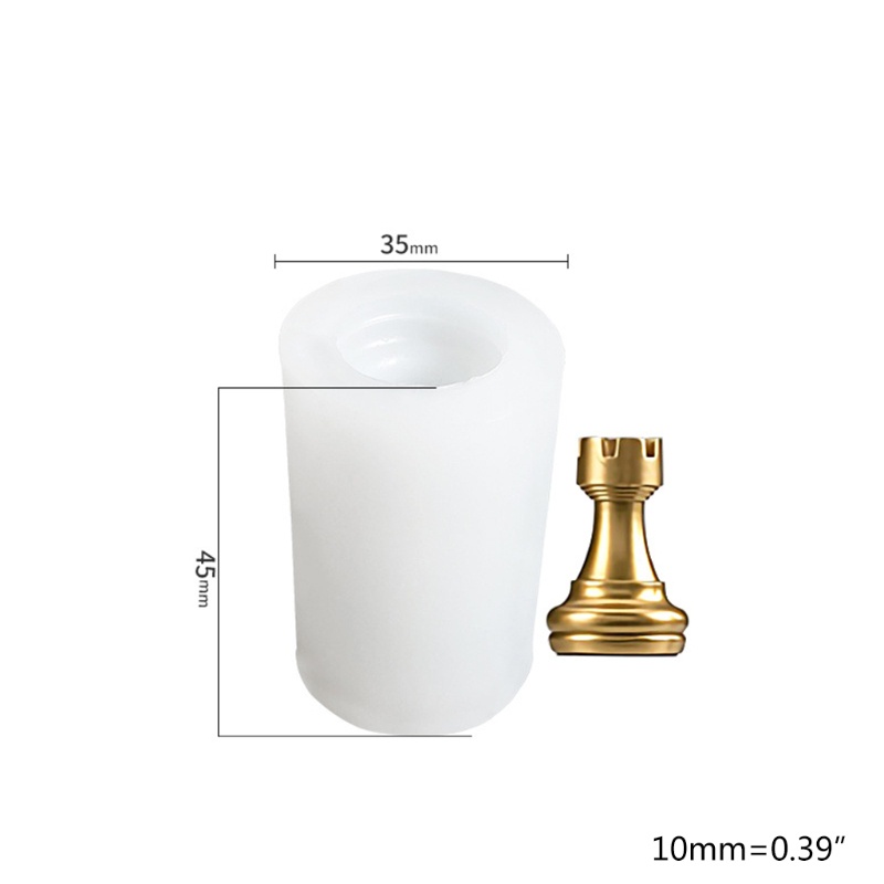 Khuôn Silicone Làm Đồ Thủ Công Hình Quân Cờ Vua Độc Đáo