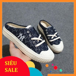 [🌼 Full Box + Bill 🌼] GIÀY SỤC NỮ VẢI BÒ ĐEN Đê bằng 3cm , SỤC NY , SỤC ĐẠP GÓT, hót trend 2021