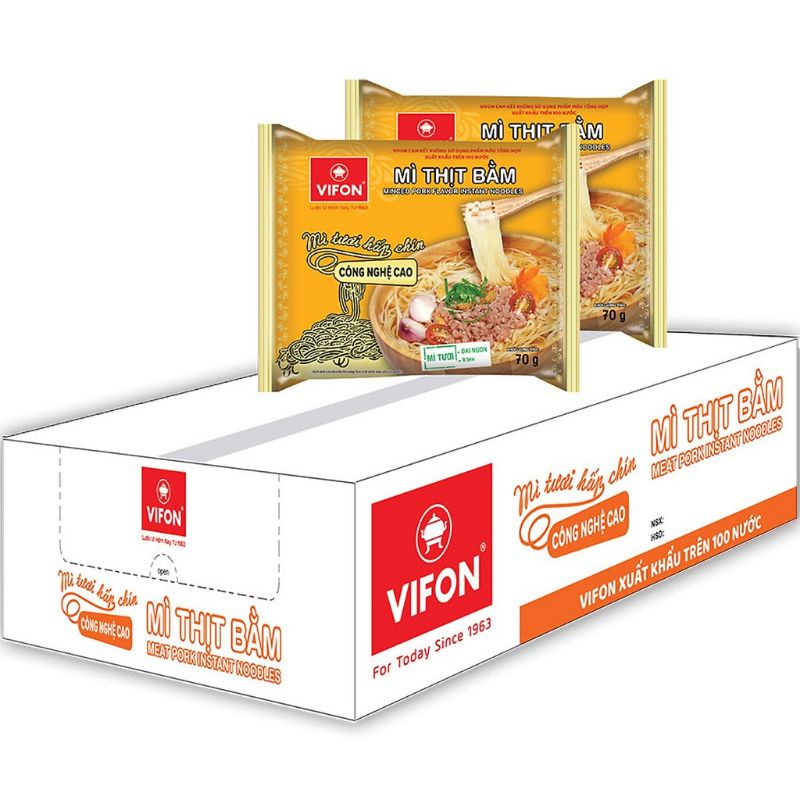 Mì tươi vifon thịt bằm 70g