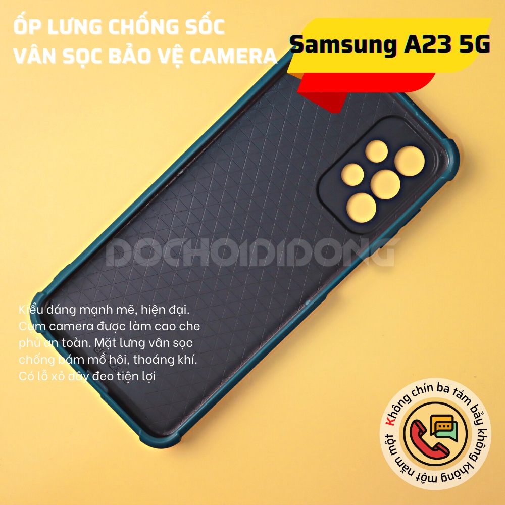 Ốp lưng Samsung A23 5G vân sọc bảo vệ camera