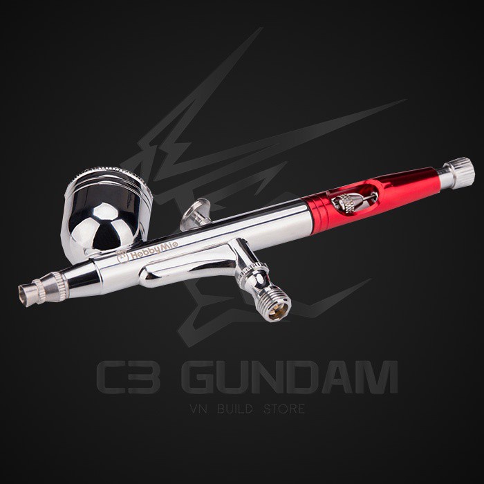 SÚNG PHUN SƠN MÔ HÌNH BÚT VẼ KĨ THUẬT AIRBRUSH HM-130 0.3mm HOBBY MIO HOBBY MIU