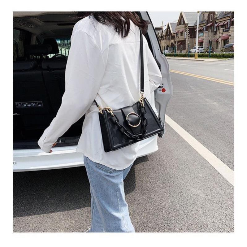 Túi Xách Nữ - Túi Đeo Chéo Phối Quai Xích To Phong Cách - LP SHOP | BigBuy360 - bigbuy360.vn