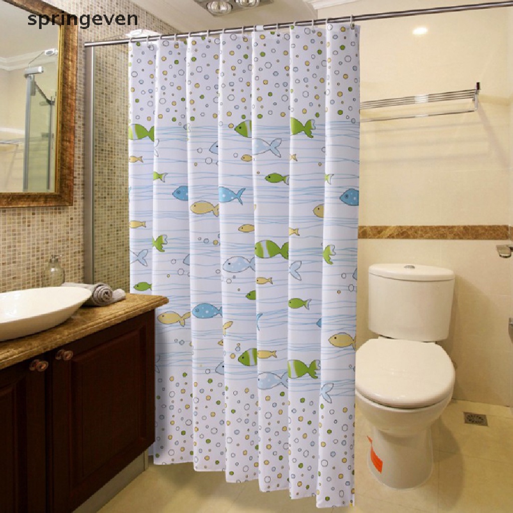 Rèm Che Bồn Tắm Bằng Nhựa Dày Dặn Chống Thấm Nước Họa Tiết Hoạt Hình Dễ Thương