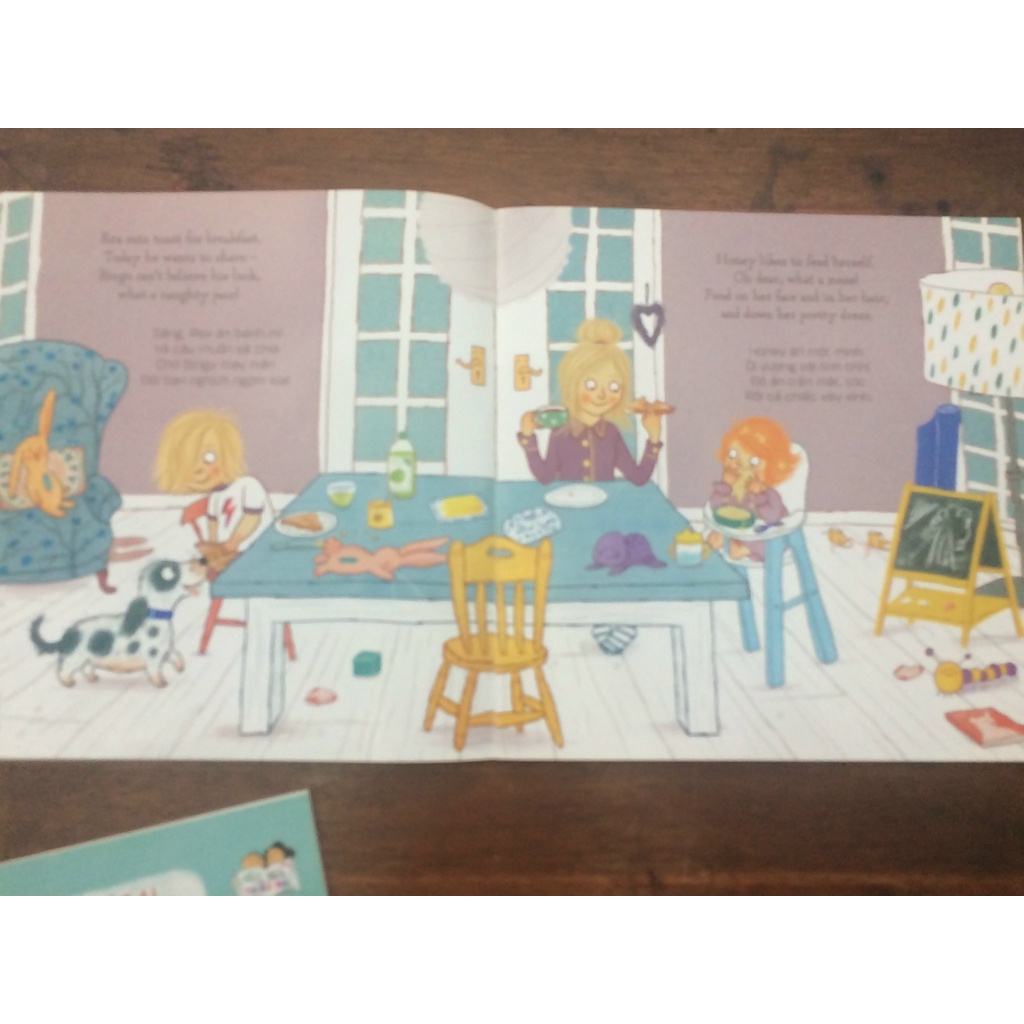 Sách - Song ngữ cho bé - Những em bé đói ngấu