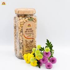 Đậu mầm sấy cỏ ngọt hũ 180g Tân Việt