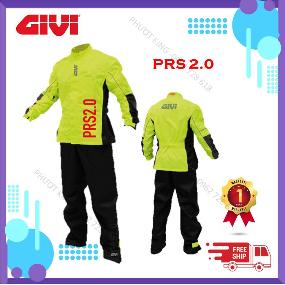 Áo mưa Givi PRS 2.0  chính hãng