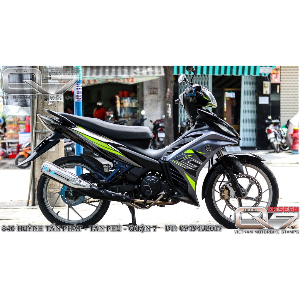 TEM RỜI EXCITER 2011 LC XÁM  ĐEN
