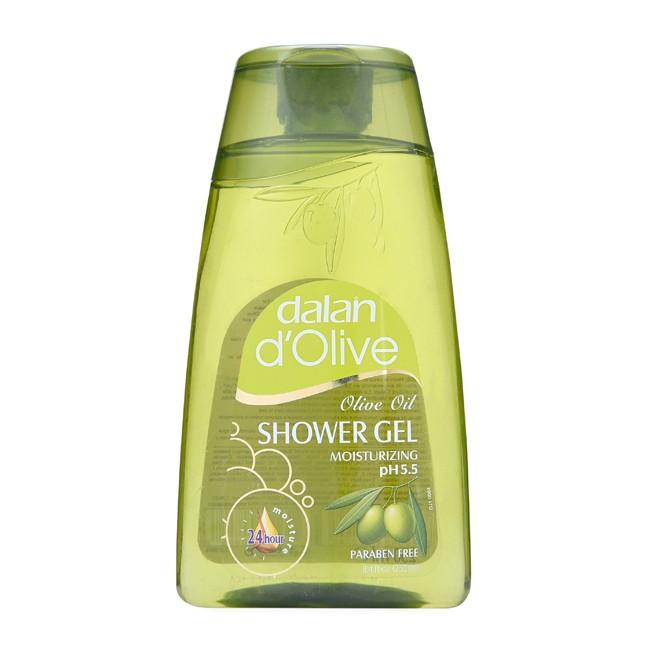 [CHÍNH HÃNG] Sữa tắm dưỡng ẩm từ ô liu Dalan D’Olive Olive oil Shower Gel 250ml + Tặng 1 Bông tắm Vacosi