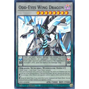Thẻ bài Yugioh - TCG  - Odd-Eyes Wing Dragon / DIFO-EN098'
