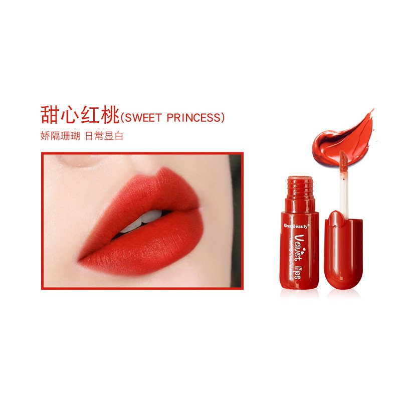 (Hàng Mới Về) Son Kem Lì Kissbeauty Dưỡng Ẩm Lâu Phai Nhiều Màu Sắc Lựa Chọn | BigBuy360 - bigbuy360.vn